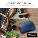 CT Compact Technologies Travel Pillow Blue SKU # MP-DG71-4O1E